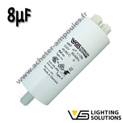 Condensateur 8Mf 250V - VOSSLOH 502783