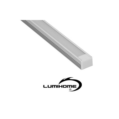 Profilé aluminium pour ruban LED diffuseur opaque