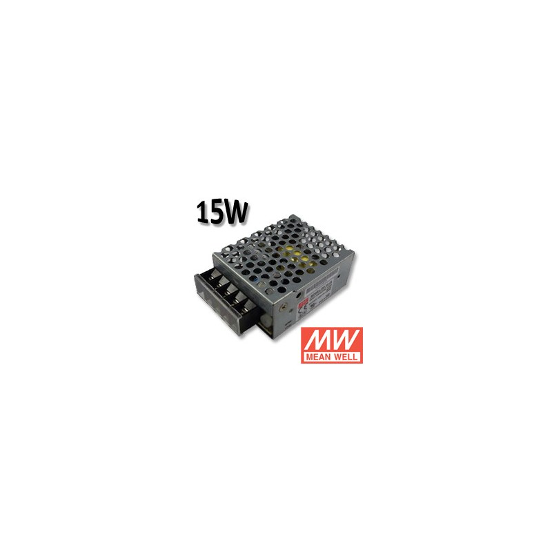 Transformateur 24V 15W Mean Well RS1524 - Transfo LED
