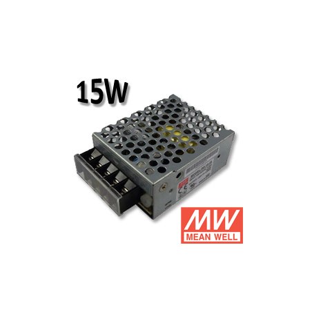 Transformateur 24V 15W Mean Well RS1524 - Transfo LED