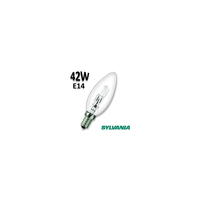 Ampoule flamme 42W E14 230V - Lampe SYLVANIA