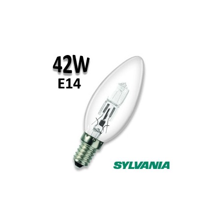 Ampoule flamme 42W E14 230V - Lampe SYLVANIA