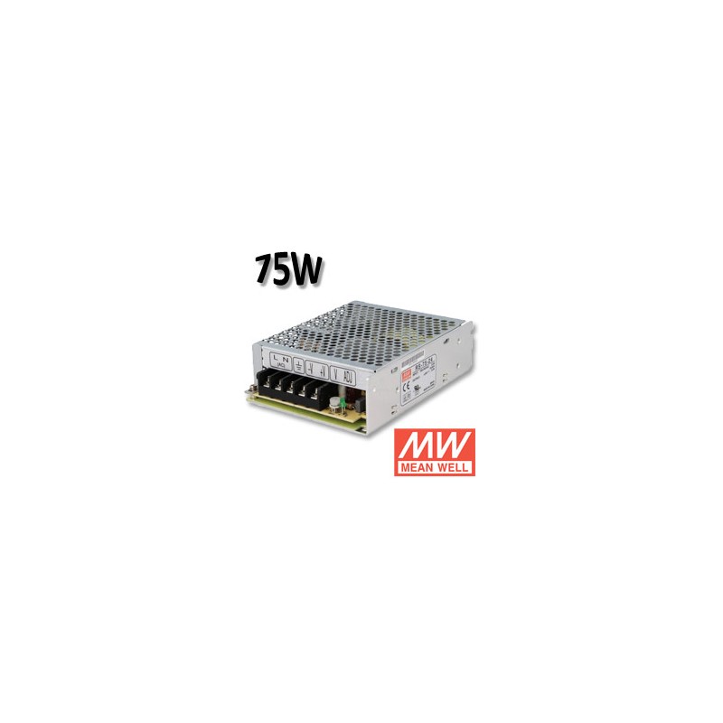 Transformateur 24V 75W Mean Well LRS7524 - Transfo LED