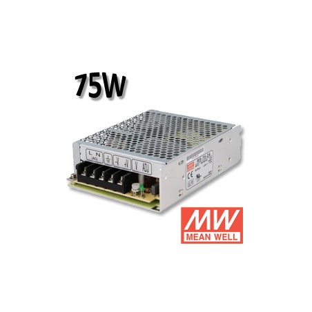 Transformateur 24V 75W Mean Well LRS7524 - Transfo LED