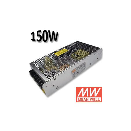 Transformateur 24V 150W Mean Well LRS15024 - Transfo LED