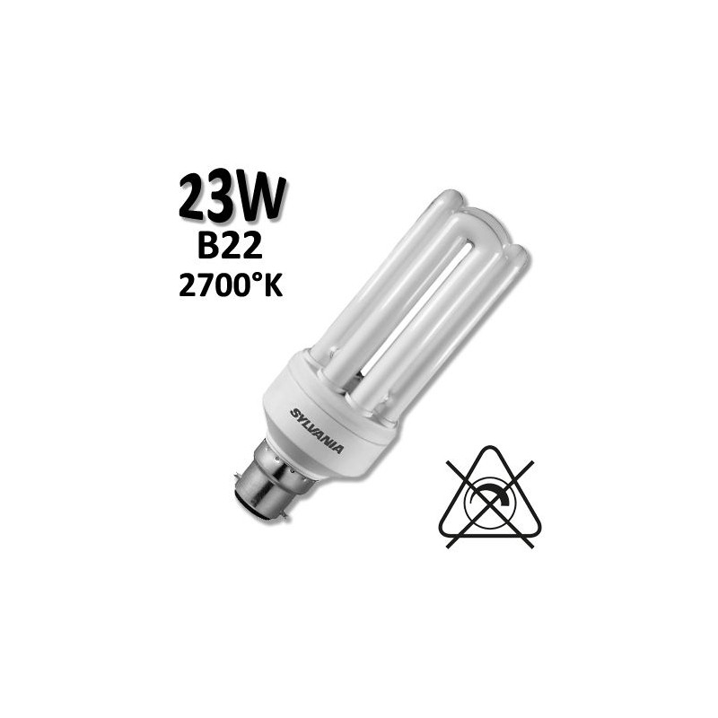SYLVANIA Mini-Lynx Fast-Start 23W B22 827 0035019