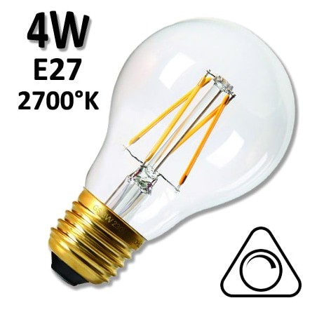 Ampoule LED claire dépolie GIRARD SUDRON 4W 6W 8W, E27, 230V