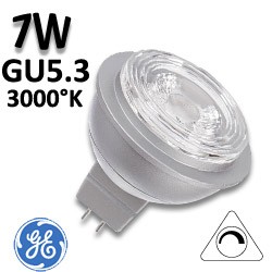 Ampoule LED 12V MR16 7W GU5.3 3000K - GE 84645