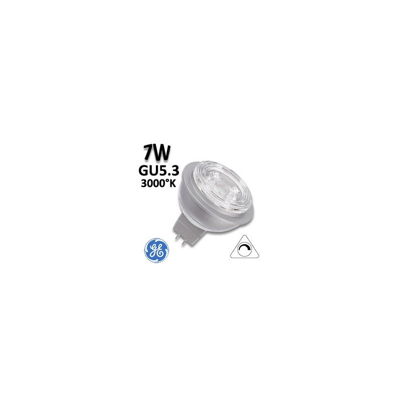 Ampoule LED 12V MR16 7W GU5.3 3000K - GE 84645