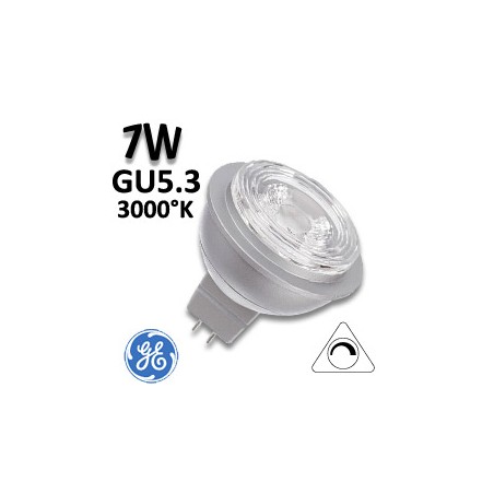 Ampoule LED 12V MR16 7W GU5.3 3000K - GE 84645