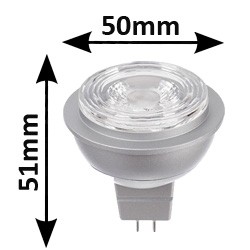 Ampoule LED 12V MR16 7W GU5.3 3000K - GE 84645
