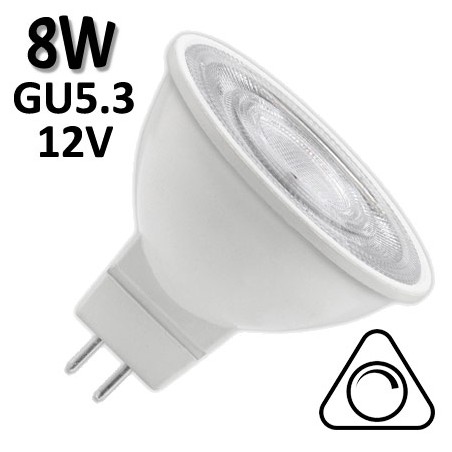 Ampoule LED 12V GU5.3 - Lampe LED MR16 TUNGSRAM 8W