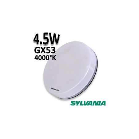 Ampoule LED de 4.5W Gx53 840 SYLVANIA 0026787