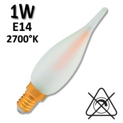 Ampoule LED Flamme grand siècle GIRARD SUDRON  1W E14 230V