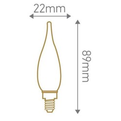 Ampoule LED Flamme grand siècle GIRARD SUDRON  1W E14 230V