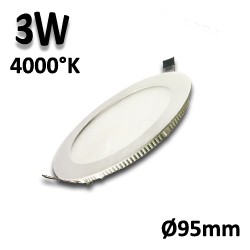 Downlight led 3W - luminaire LED encastré blanc