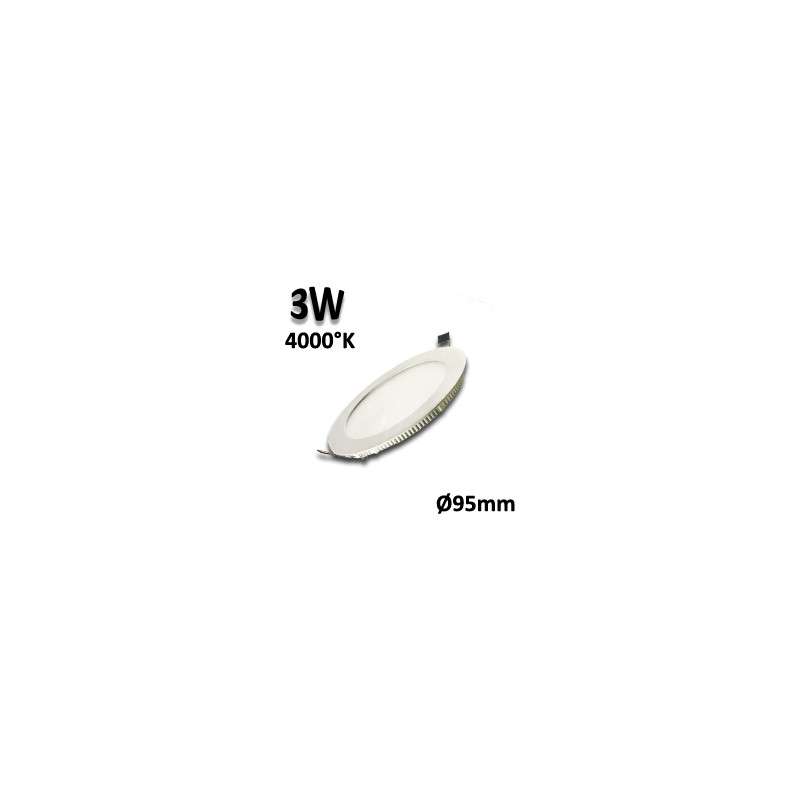 Downlight led 3W - luminaire LED encastré blanc