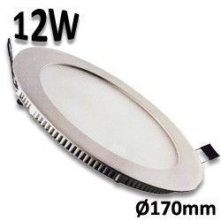 Downlight led 12W - luminaire LED encastré blanc