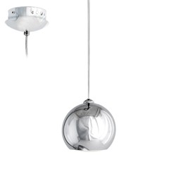 Suspension chromé KISS 110 GU10 INDIGO