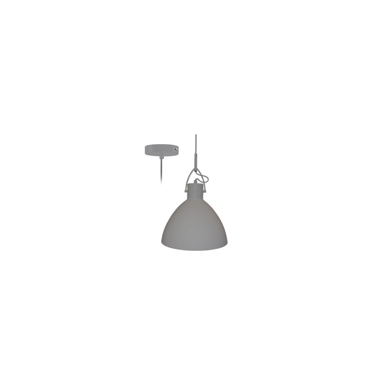 Suspension gris mat CID 260 E27 INDIGO