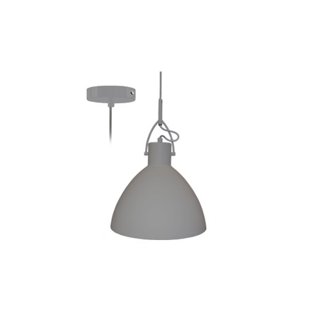 Suspension gris mat CID 260 E27 INDIGO