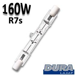 Ampoule 160W R7s 230 - Tube DURALAMP 160W R7s 78mm