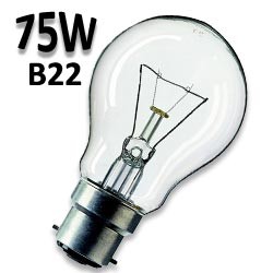 Ampoule 70W B22 220V - Lampe claire baionette