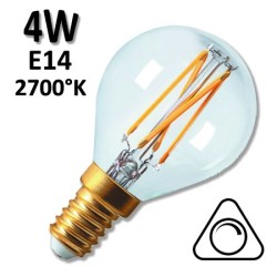 Ampoule sphérique LED claire ou satinée GIRARD SUDRON 4W E14 230V