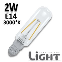Ampoule tubulaire filament LED 2W E14 830 T25