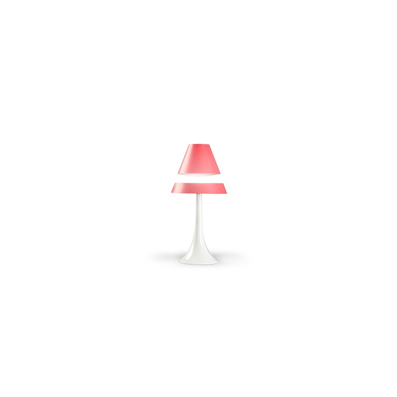 Lampe à poser en apesanteur MAGNETIC LAND rouge et blanche