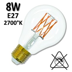 Ampoule LED standard claire GIRARD SUDRON 28638 - 8W 2700K E27 230V