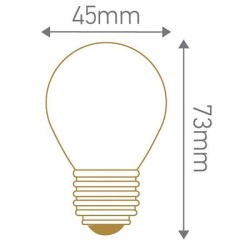 Ampoule sphérique LED opale GIRARD SUDRON 5W E27 230V 160104 167193