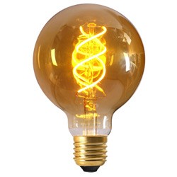Ampoule Globe G95 twisted filament LED GIRARD SUDRON 5W E27