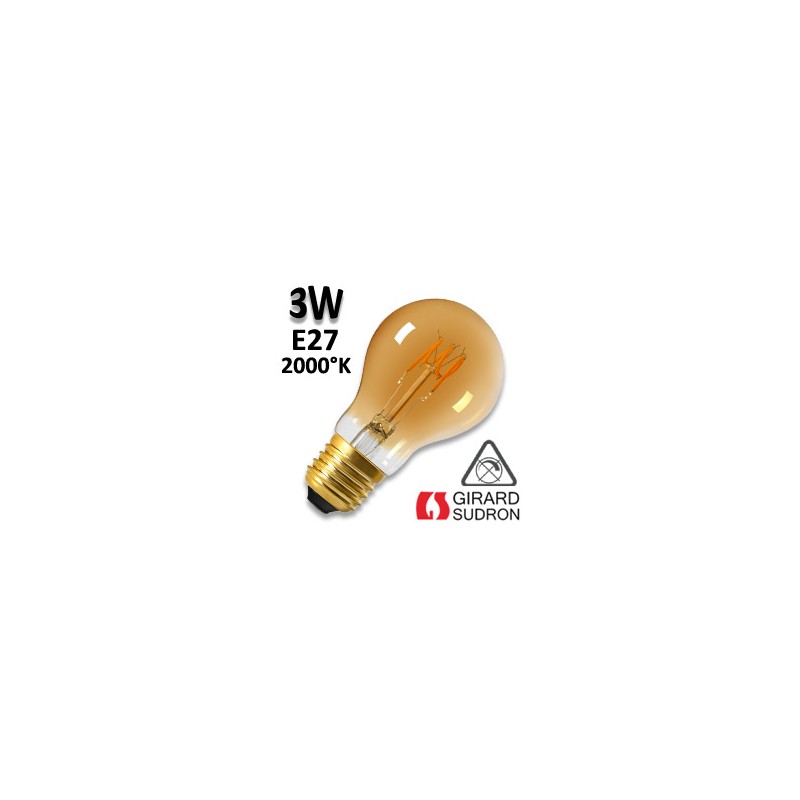 Ampoule Standard loops filament LED GIRARD SUDRON 3W E27