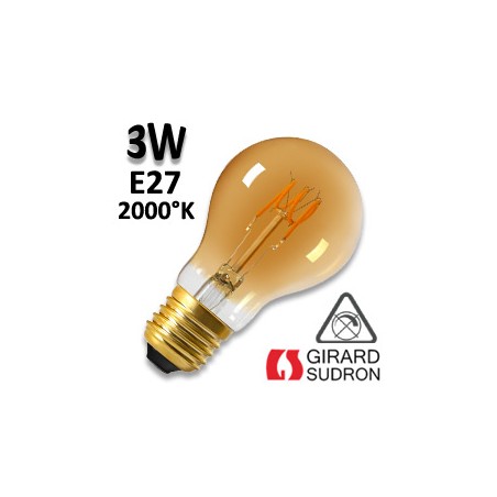 Ampoule Standard loops filament LED GIRARD SUDRON 3W E27