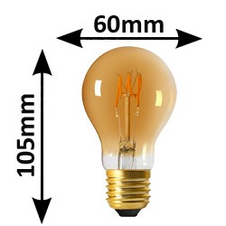 Ampoule Standard loops filament LED GIRARD SUDRON 3W E27