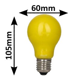 Ampoule LED standard anti-insecte 5W E27 230V