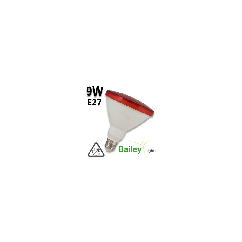 Ampoule LED rouge PAR38 9W E27 BAILEY LIGHTS