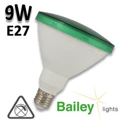 Ampoule LED verte PAR38 9W E27 BAILEY LIGHTS