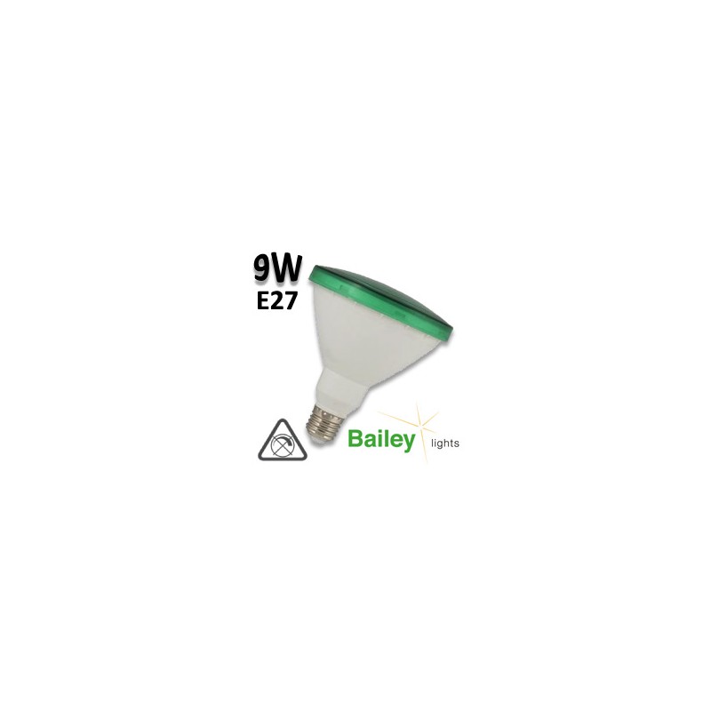 Ampoule LED verte PAR38 9W E27 BAILEY LIGHTS