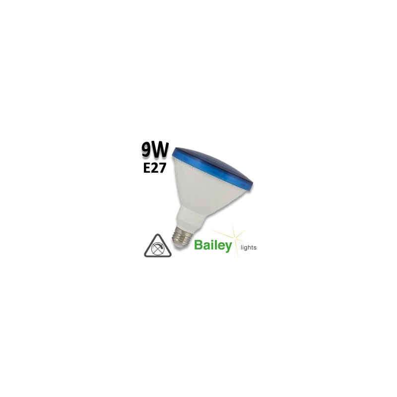 Ampoule LED bleue PAR38 9W E27 BAILEY LIGHTS