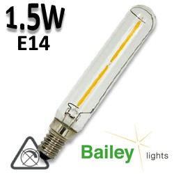 Ampoule tubulaire filament LED 1.5W E14 827 T20