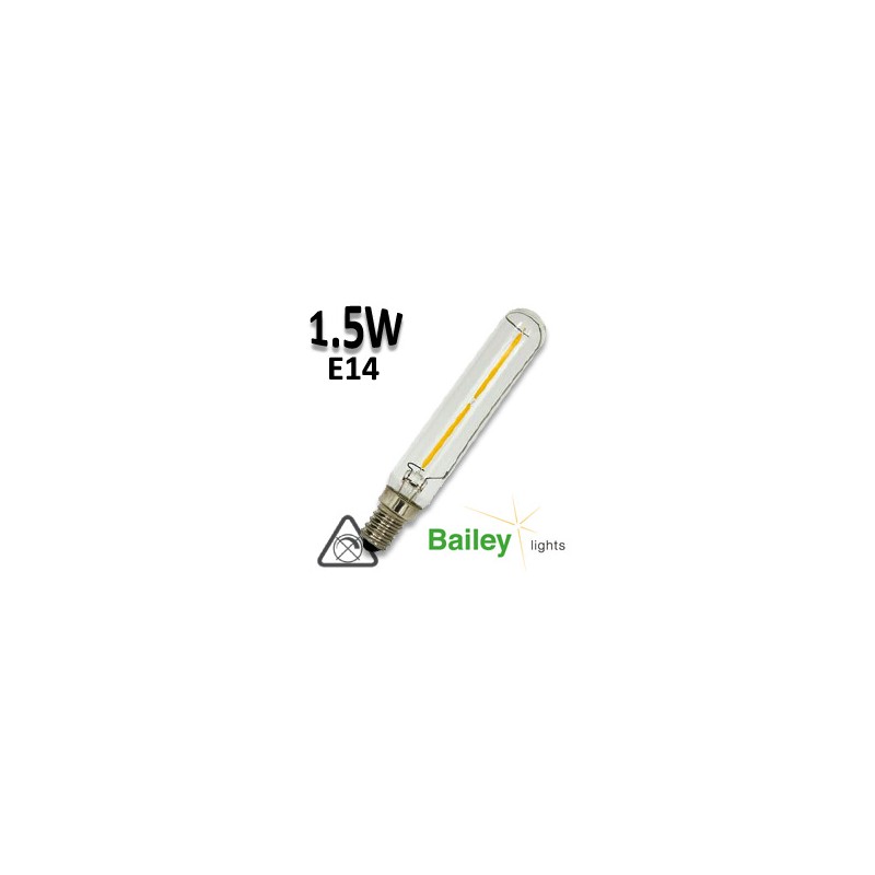 Ampoule tubulaire filament LED 1.5W E14 827 T20