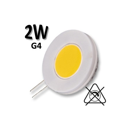 Ampoule LED G4 2W Lampe plate GIRARD SUDRON