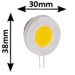 Ampoule LED G4 2W Lampe plate GIRARD SUDRON