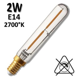 Ampoule LED GIRARD SUDRON tubulaire T20 2W E14 230V