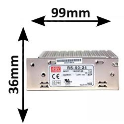 Transformateur 12V 50W Mean Well LRS5012 - Transfo LED