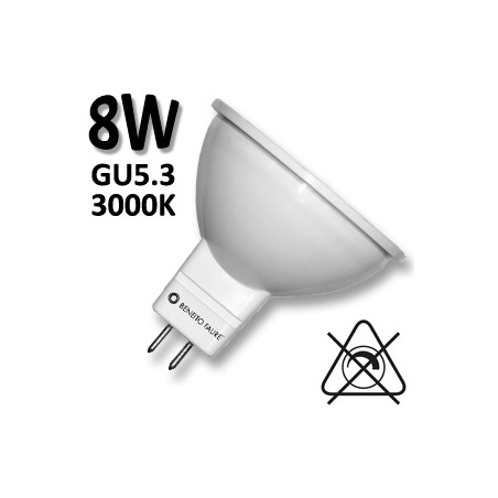 Ampoule BENEITO FAURE SYSTEM 8W GU5.3 12V 60°