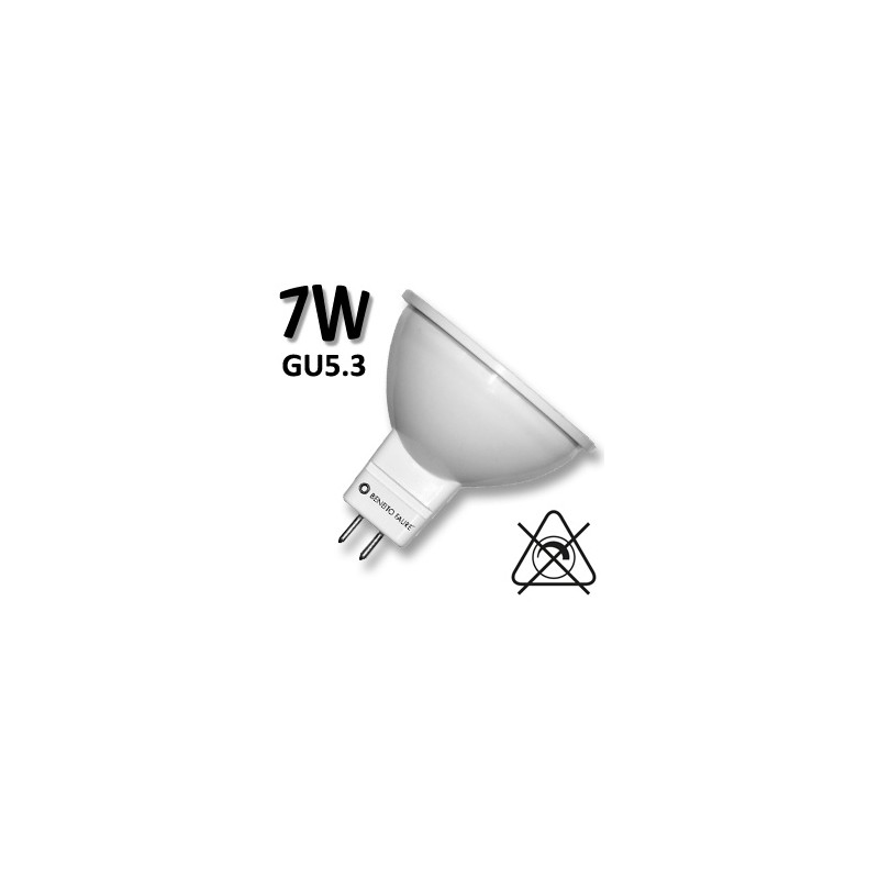 Ampoule LED BENEITO 7W GU5.3 12V 15° 2700K