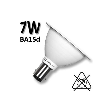 Ampoule LED réflecteur 12V AC/DC BA15d 7W